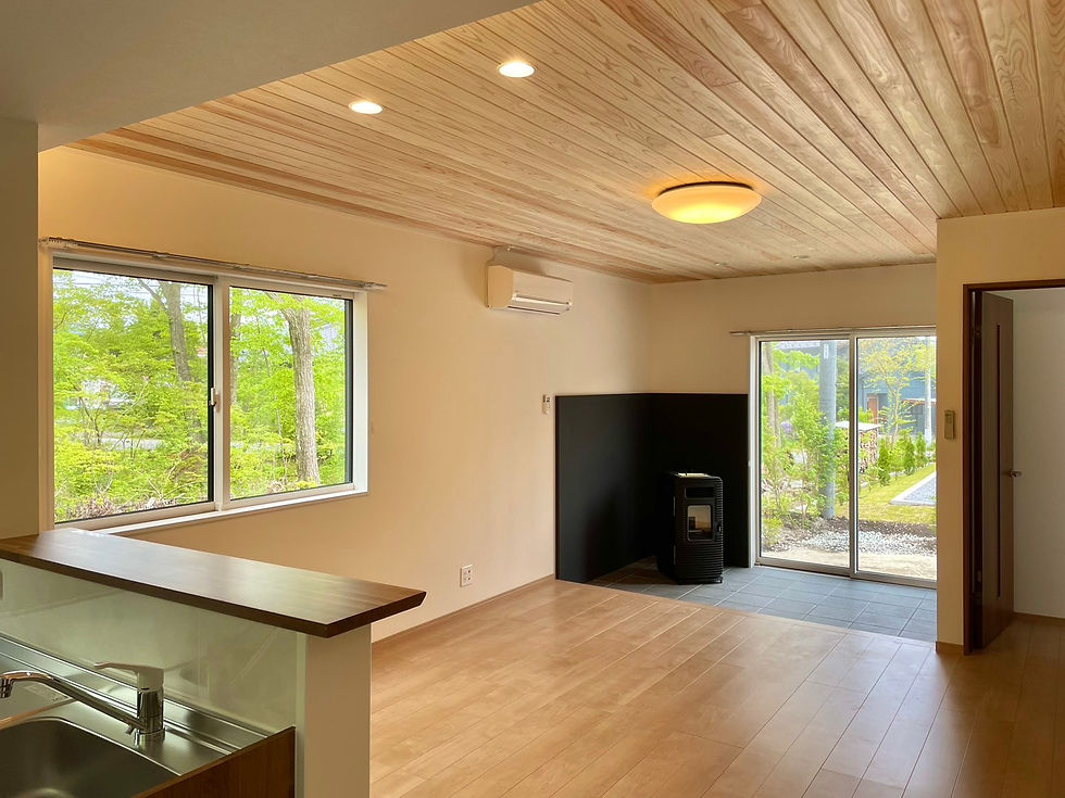 Thumbnail: [FWV KARIYADO Karuizawa] Newly built, popular accommodation area, newly built detached house for rent (total of 2 buildings)