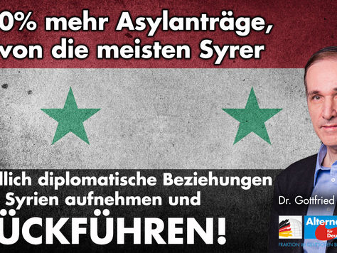 Pressemitteilung: 120% mehr Asylanträge