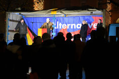 Wahlkundgebung in Steglitz-Zehlendorf