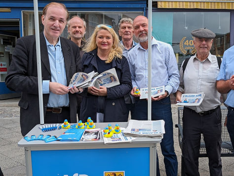 EU-Wahlkampf-Stand