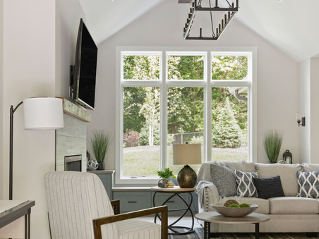 Vaulted Living Room