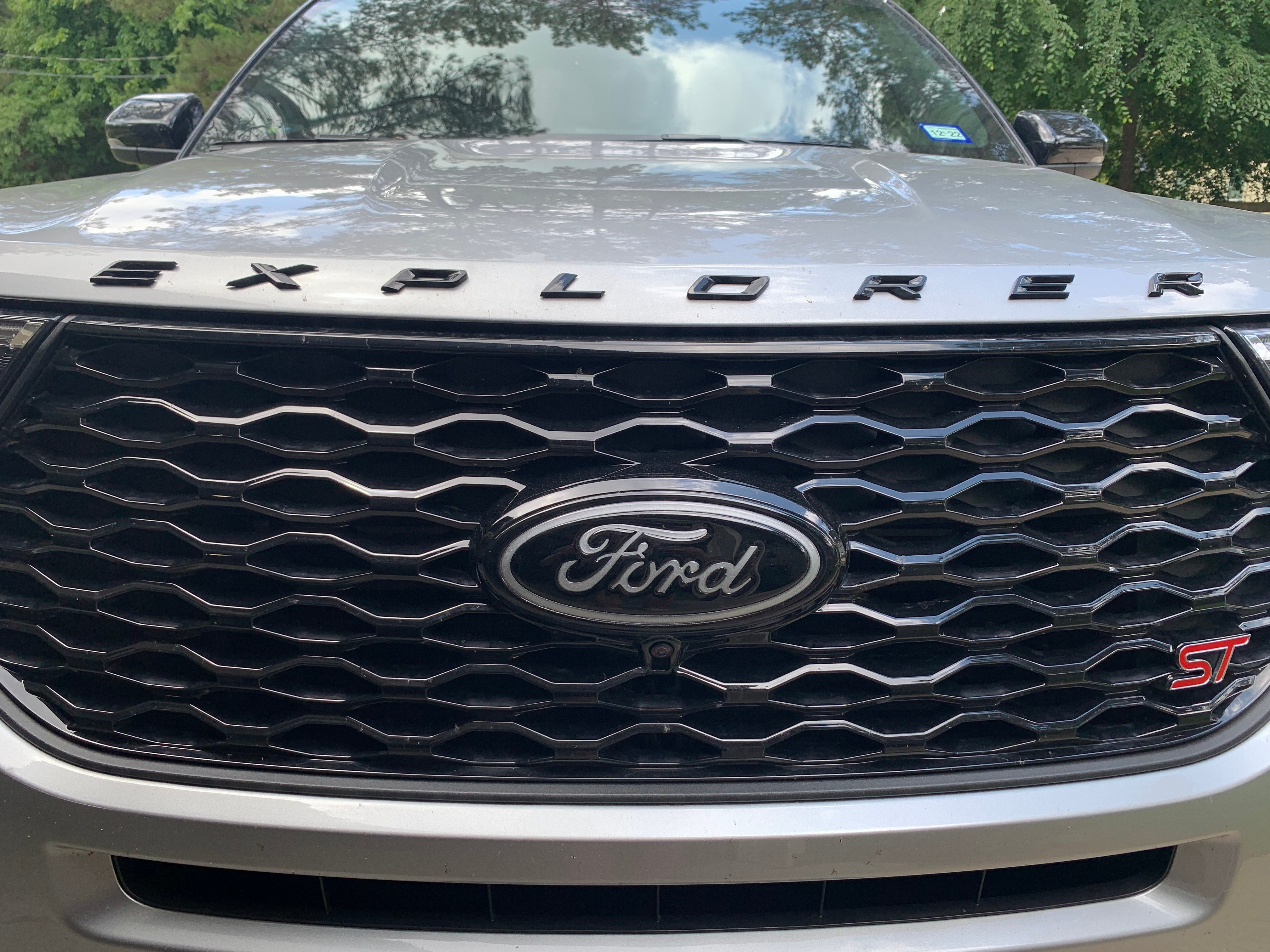 Single 21 Ford Explorer St Oval Front Or Back Isfp Custom Emblems Single 21 Ford Explorer St Oval Front Or Back Isfp Custom Emblems