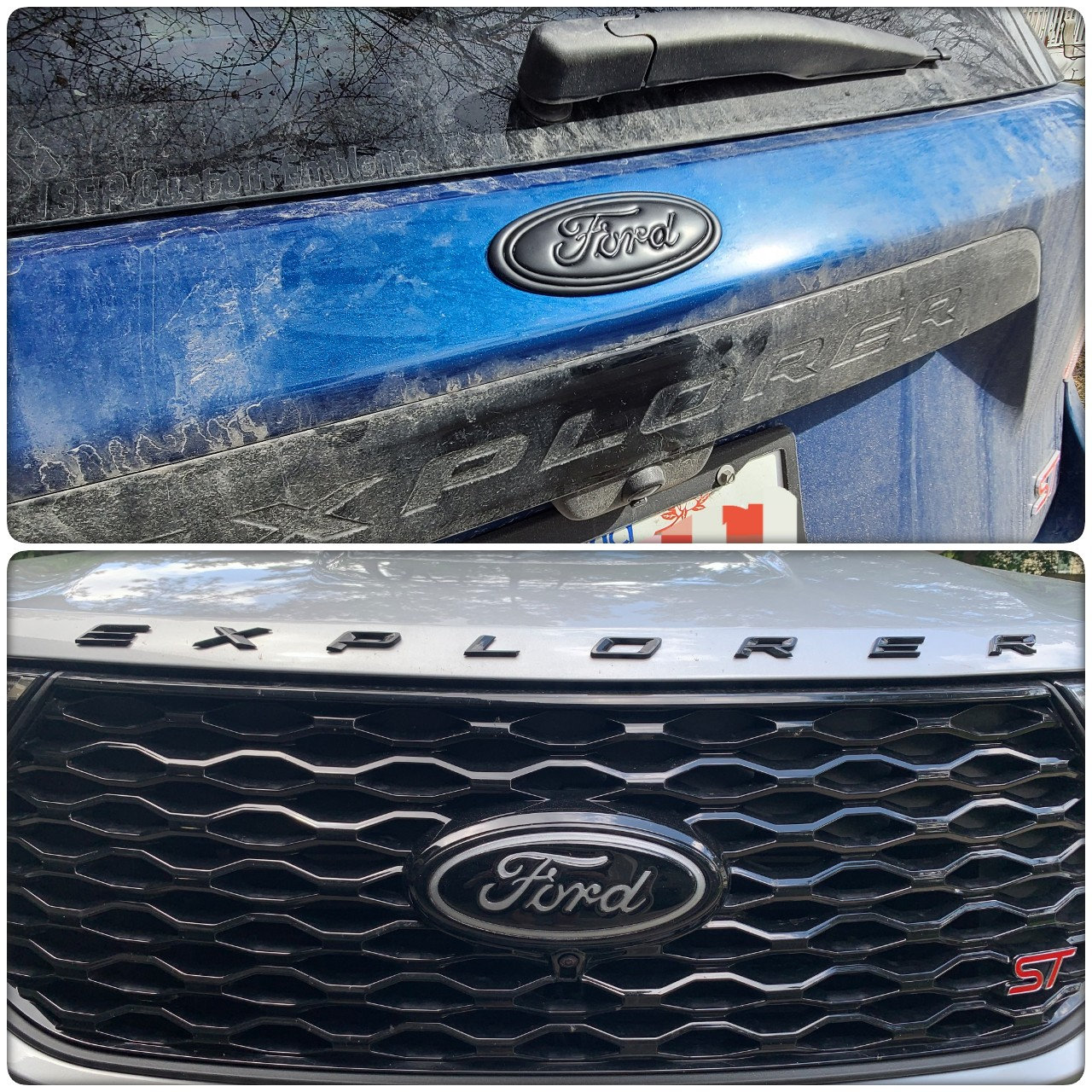 Single 21 Ford Explorer St Oval Front Or Back Isfp Custom Emblems Single 21 Ford Explorer St Oval Front Or Back Isfp Custom Emblems