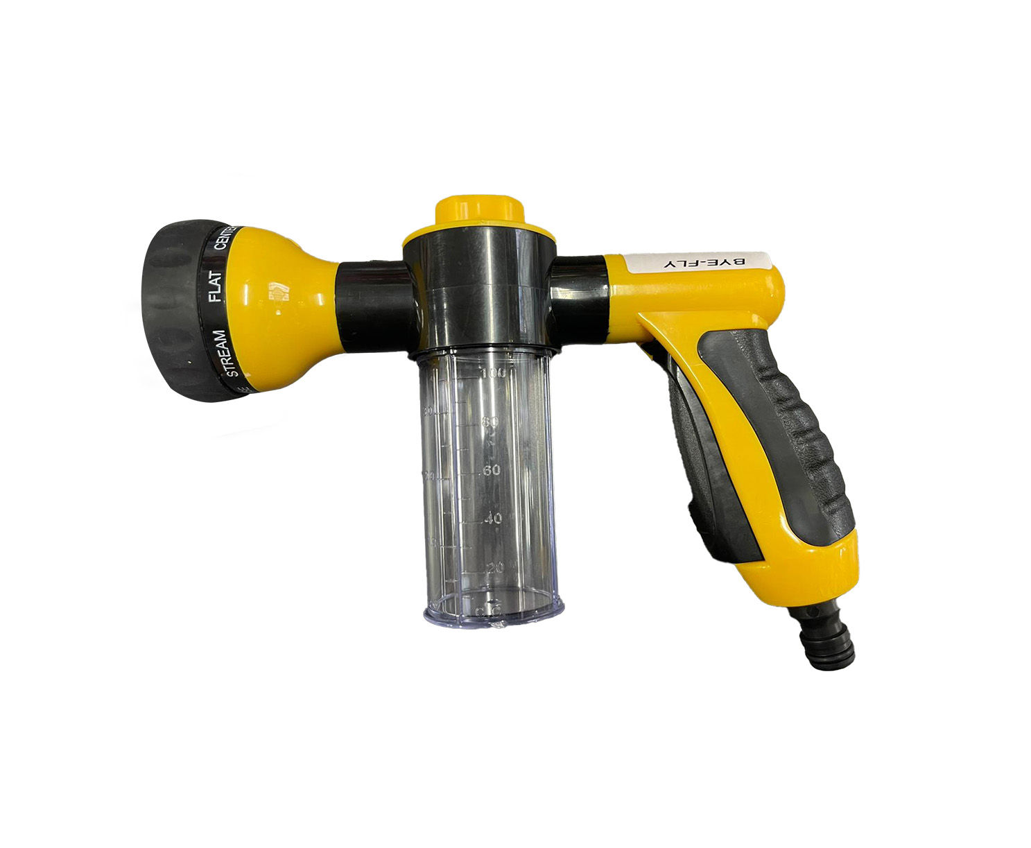 מתז מים ומיכל סבון