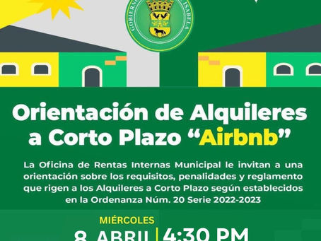Orientación de Alquiler a corto plazo de Isabela