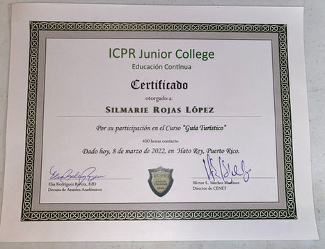 Certified Puerto Rico Tour Guide
