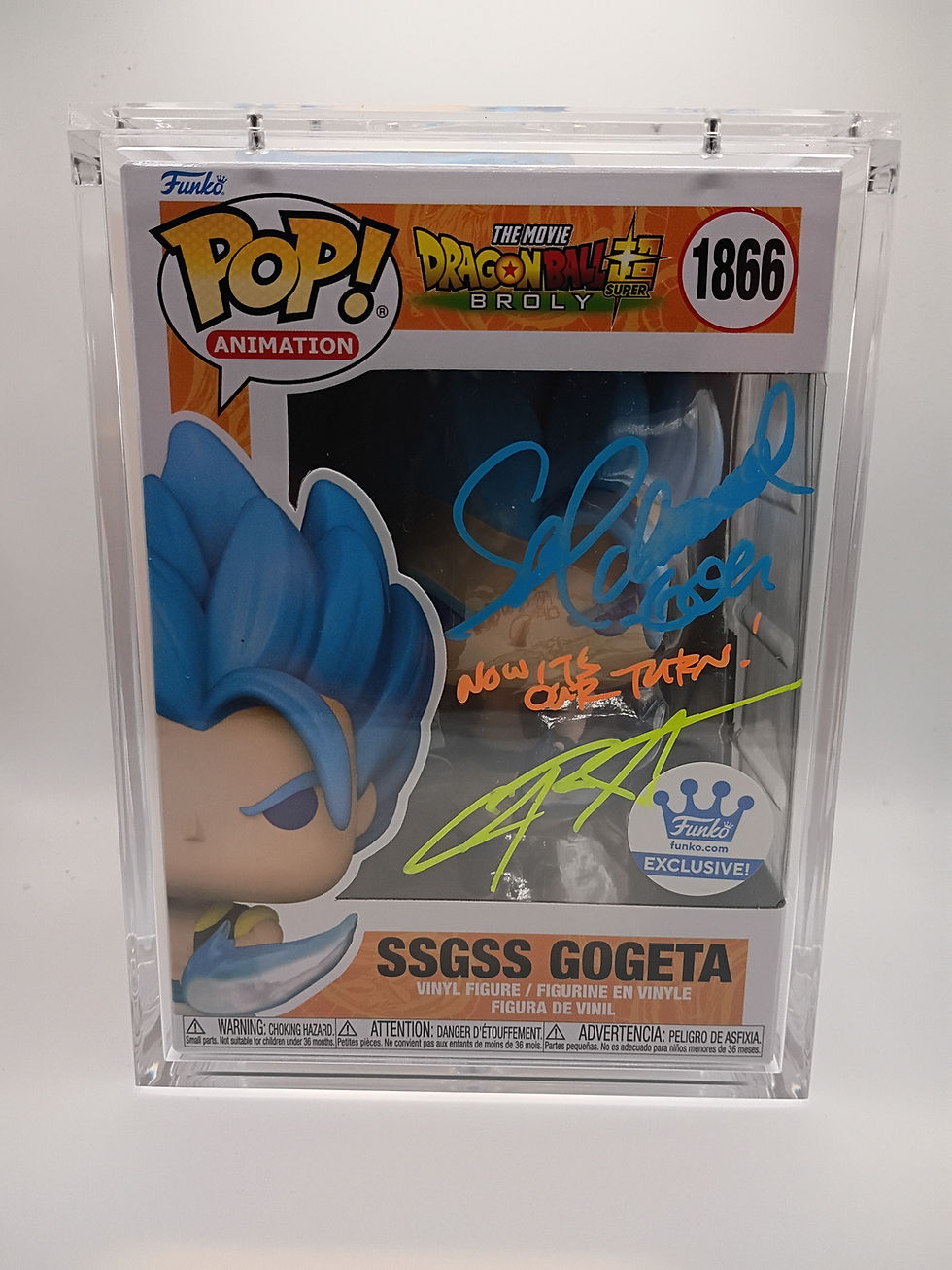 Thumbnail: Funko Pop! Dragon Ball Super #1866 - SSGSS Gogeta Dual Signedl