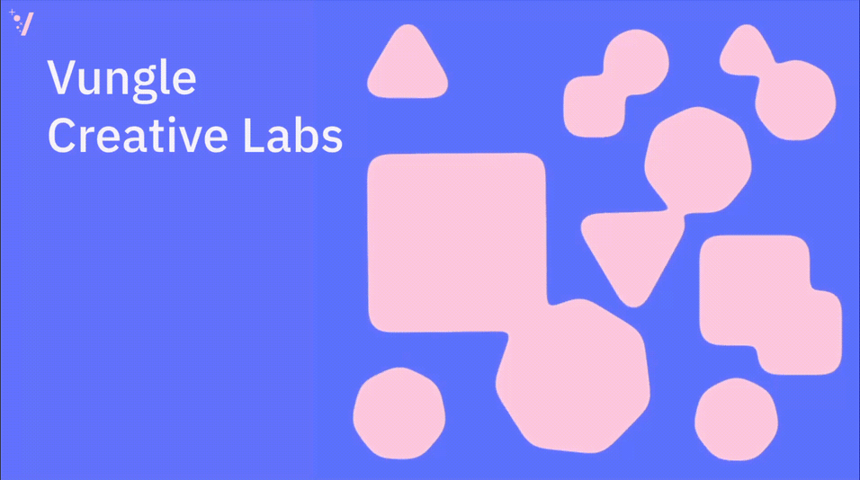 Animated gif showing how VCL brand was visually articulated in 2019