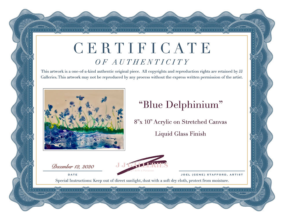 Thumbnail: "Blue Delphinium"