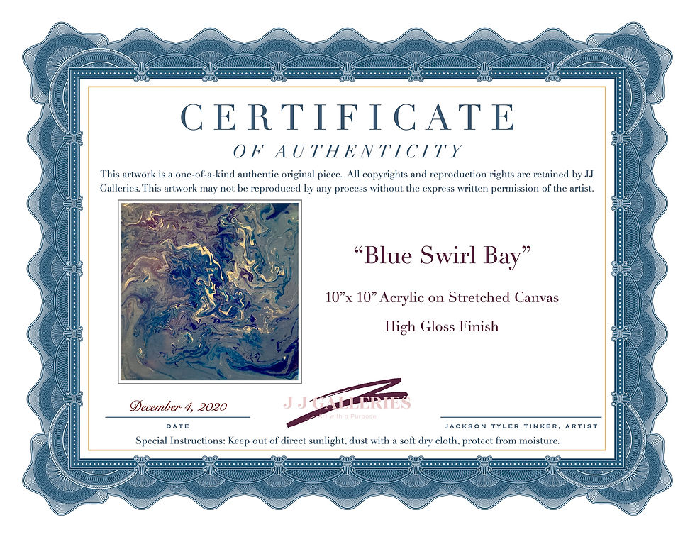 Thumbnail: "Blue Swirl Bay"
