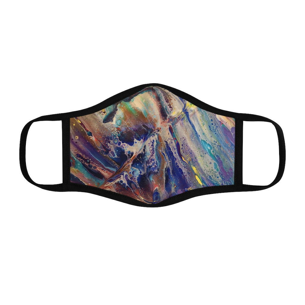 "Chaos" Fitted Polyester Face Mask
