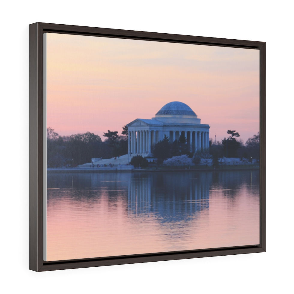 Thumbnail: "A New Day 2021" Horizontal Framed Premium Gallery Wrap Canvas Print