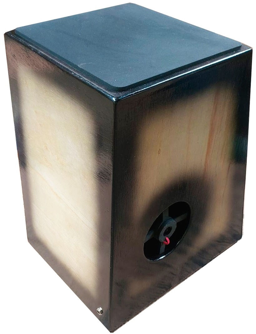 Miniatura: Cajon Elétrico/acústico + Kit Percussão Completo