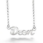 Deon handwriting necklace
