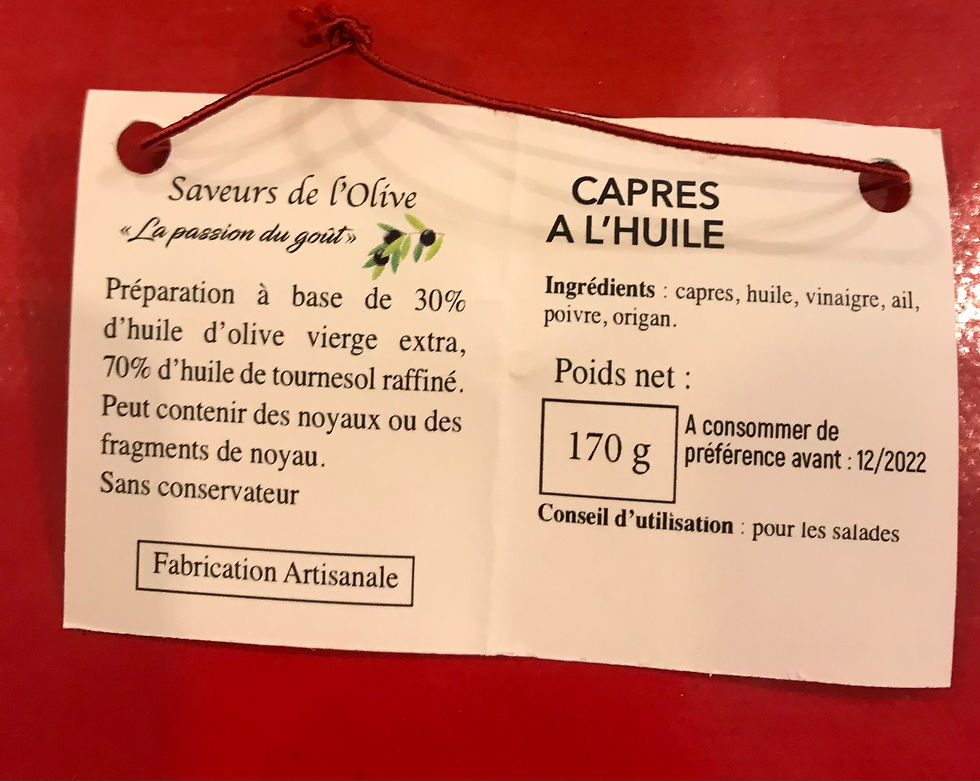 Miniature : Câpres à l'Huile