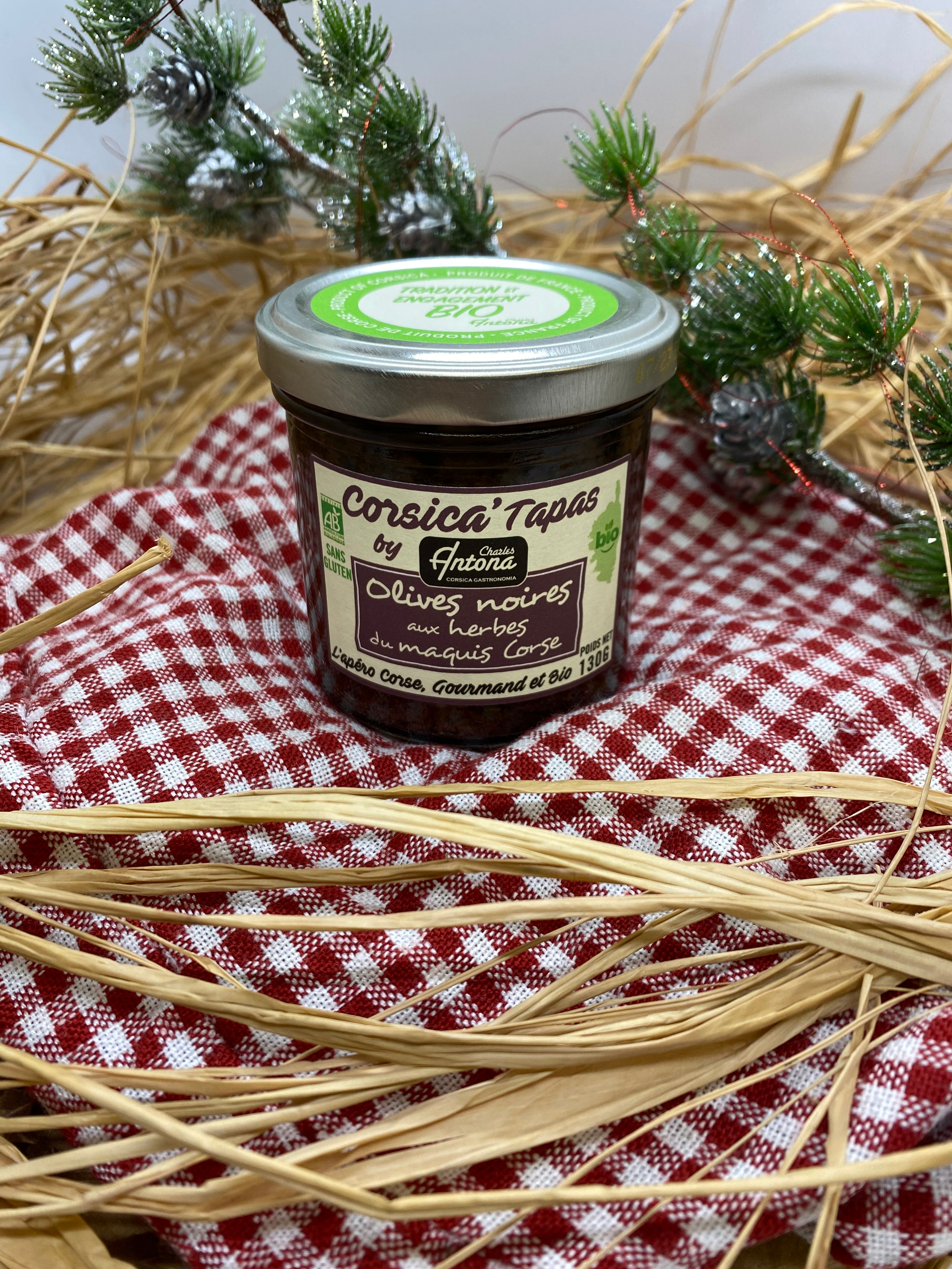 Tapas aux Olives noires aux Herbes du Maquis Corse