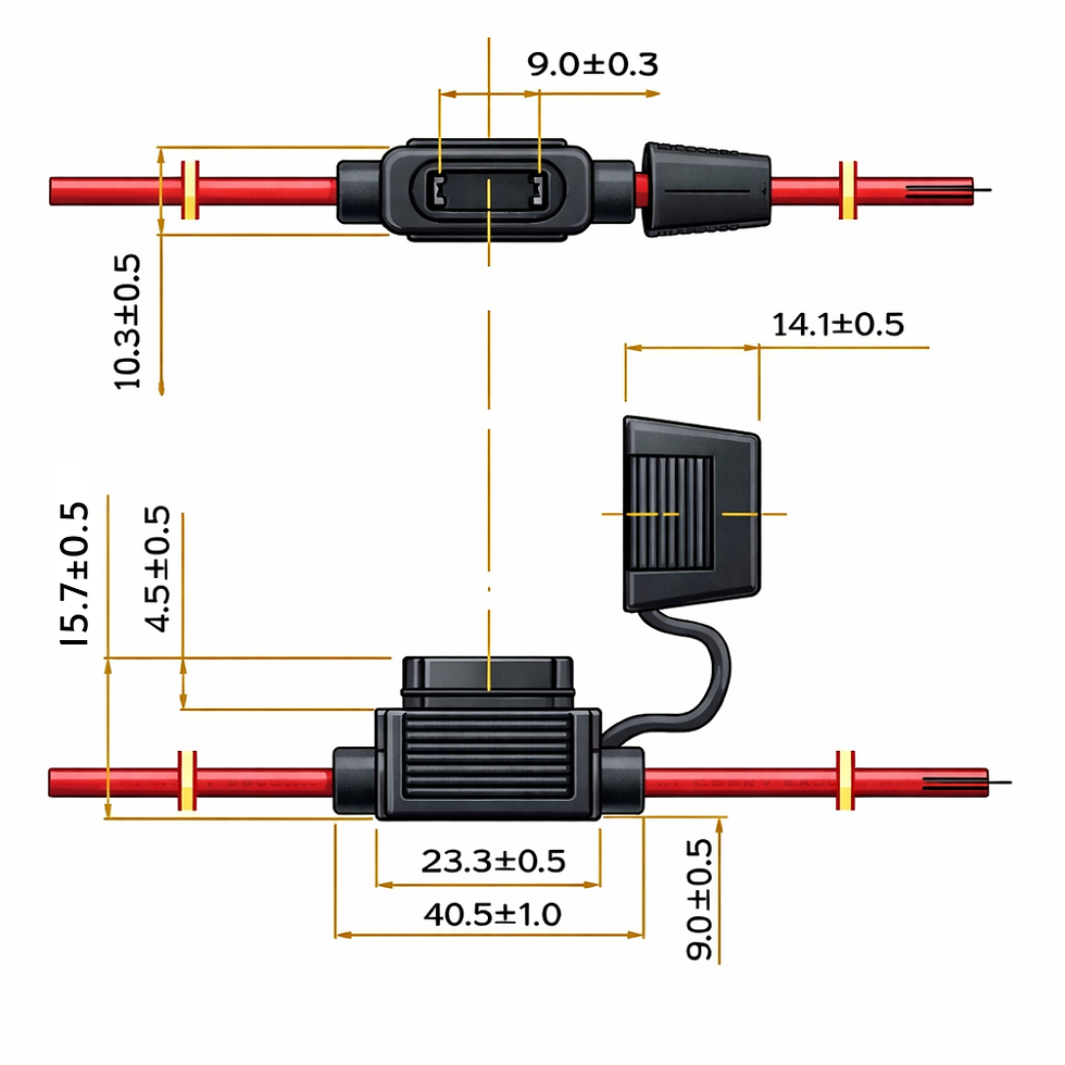 縮圖：In-Line Fuse Holder FOR SUPER MINI FUSE HOLDER