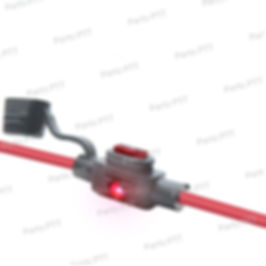 LED Lowprofile inline Fuse Holder with Cap (TPV)