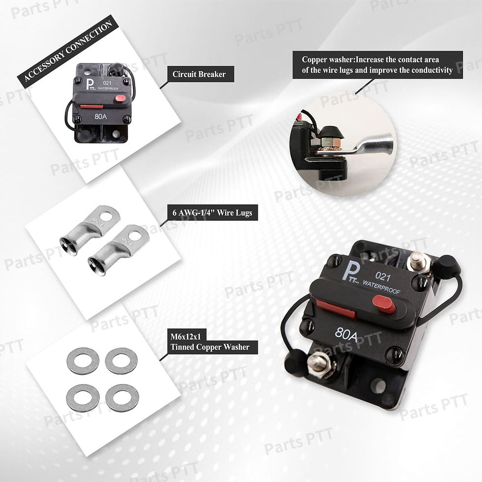 縮圖：12V- 48VDC,Waterproof Circuit Breakers 25A-150A