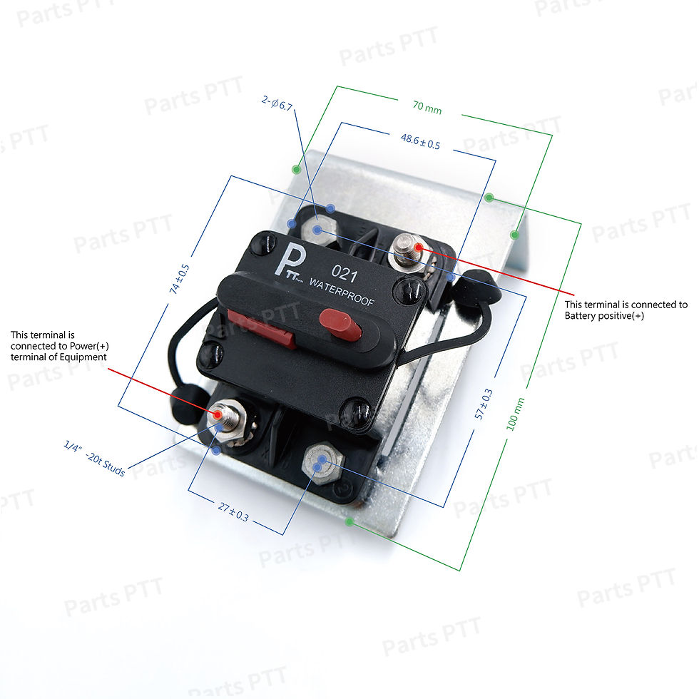 縮圖：12V- 48VDC,Waterproof Circuit Breakers 25A-150A