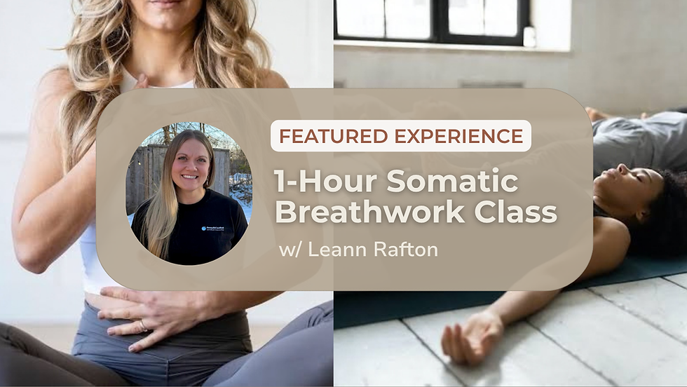 1-Hour Somatic Breathwork Class
