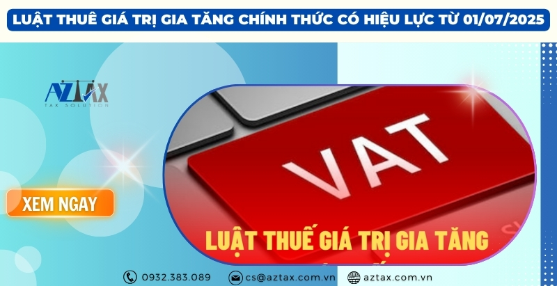 Luật thuế giá trị gia tăng mới nhất 2025