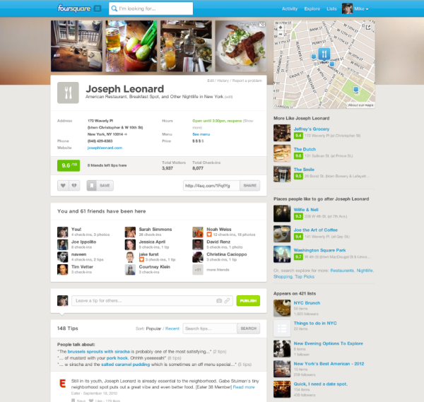 Foursquare redesign new page 1
