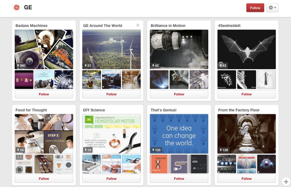 GE Pinterest