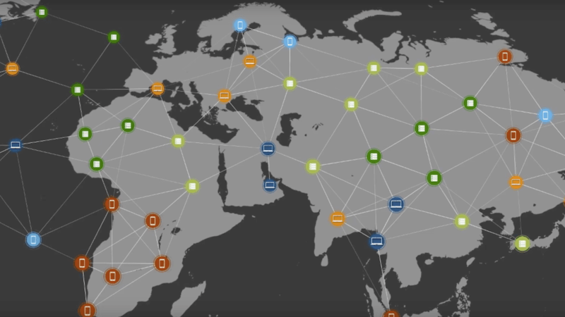 A screen shot from a Crowd Machine video