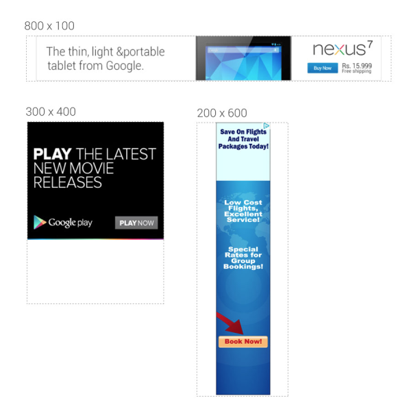 Google AdSense Custom Ad Sizes