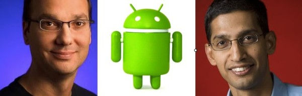 andy rubin, android, sundar pichai