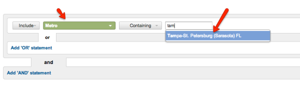 ML custom area segment