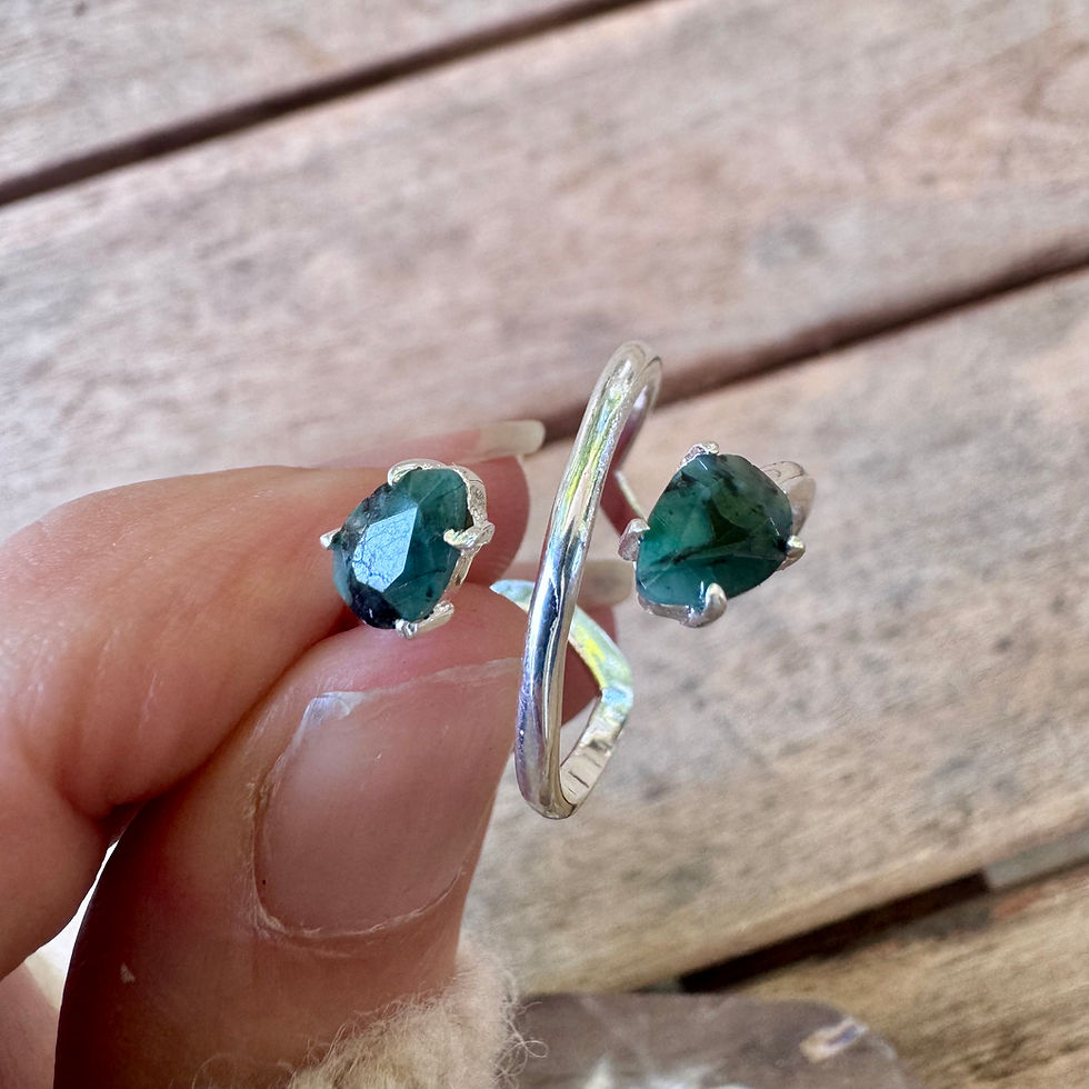 Thumbnail: EMERALD MATRIX DUALITY RING 