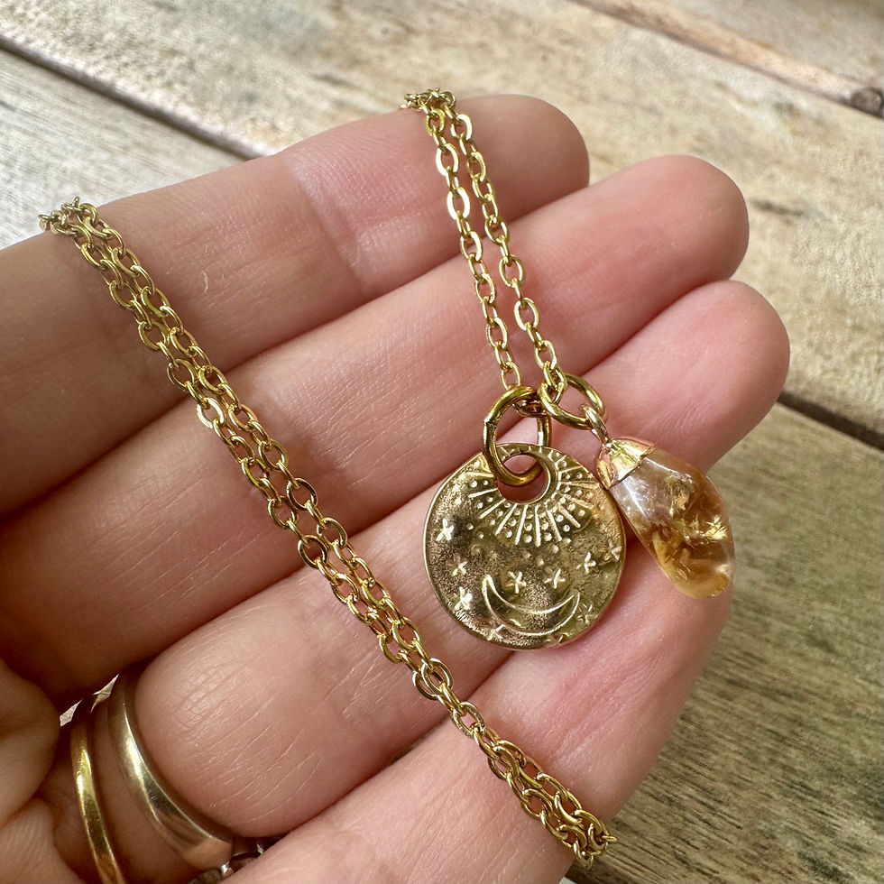 Thumbnail: MOON MEDALLION AND CITRINE 