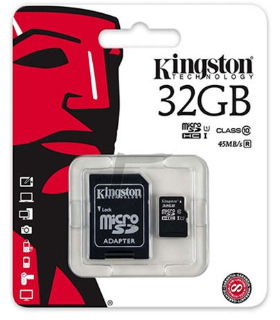 Memoria Micro SD 32 Gb marca Kingston