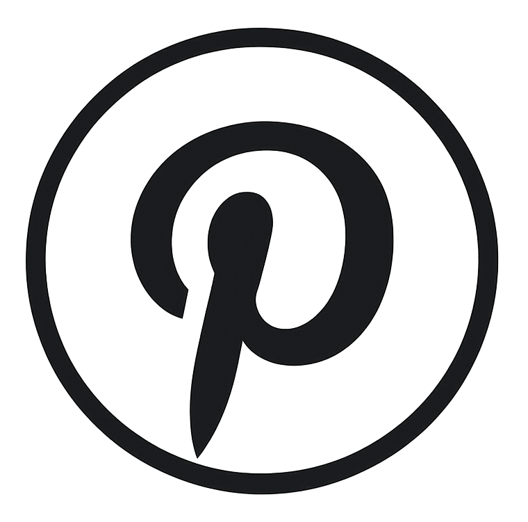 Pinterest in black.png