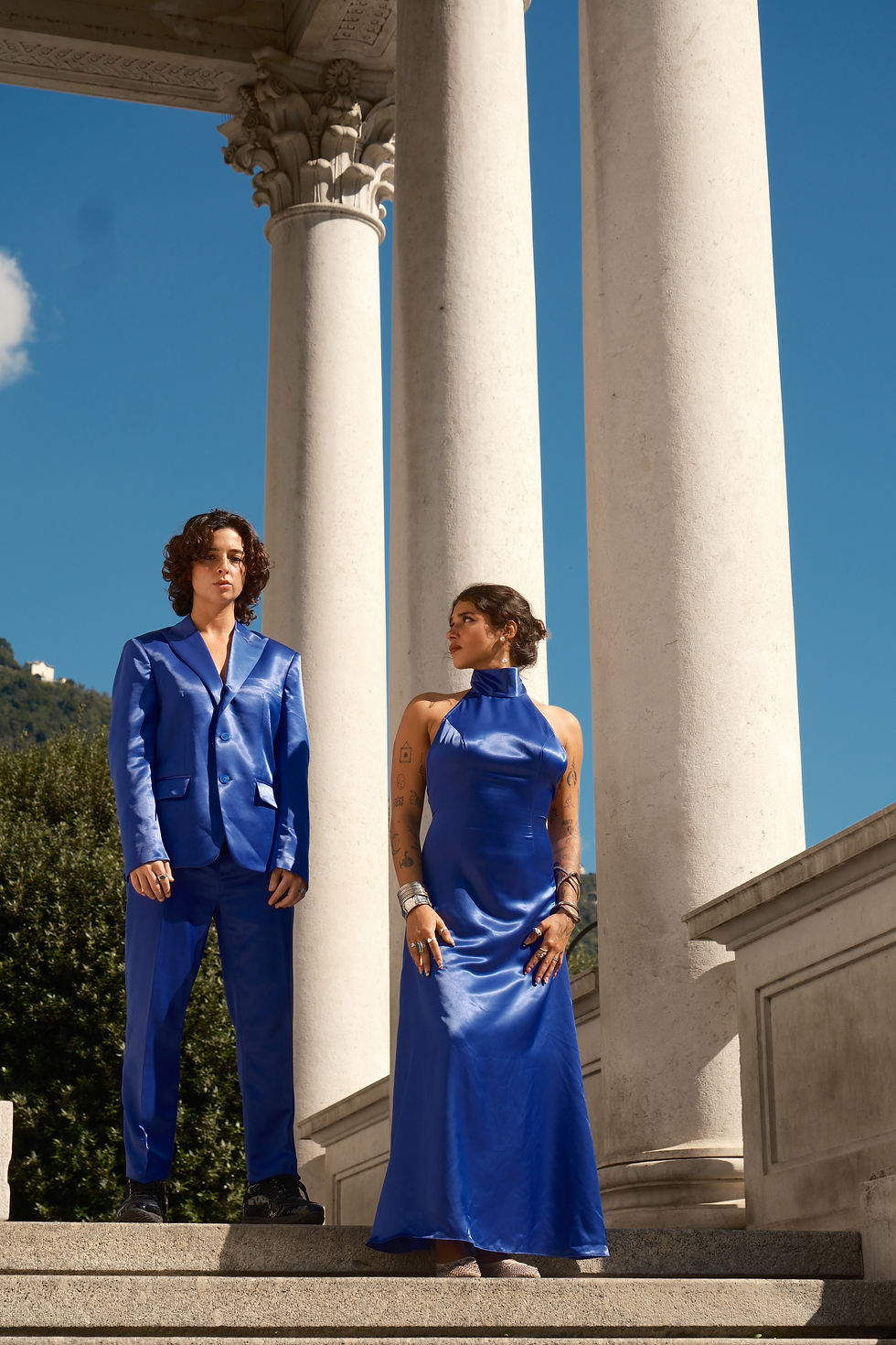 A promotional image for Nonpareil Style’s debut at Milan Fashion Week on September 27, 2025. The scene features a model in a flowing Thai silk gown with intricate European tailoring, set against a sleek runway backdrop. Text highlights Travon Ridley Evans’ vision of cross-cultural luxury, blending vibrant Thai craftsmanship with sophisticated European design, as covered by Trendsettersonly Magazine. The mood is elegant and worldly, evoking "Sophisticated Transcendence."