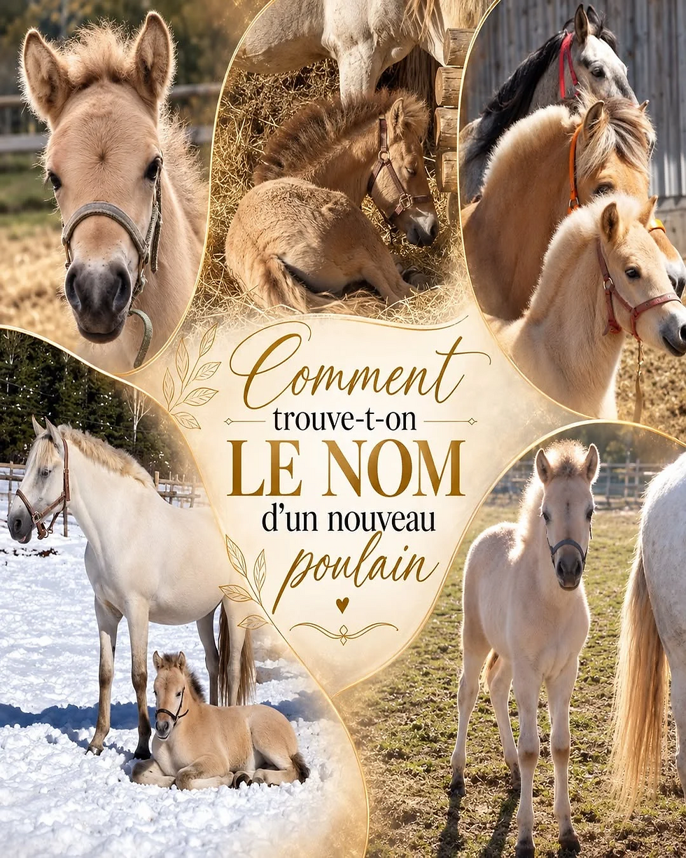 le nom d'un poulain