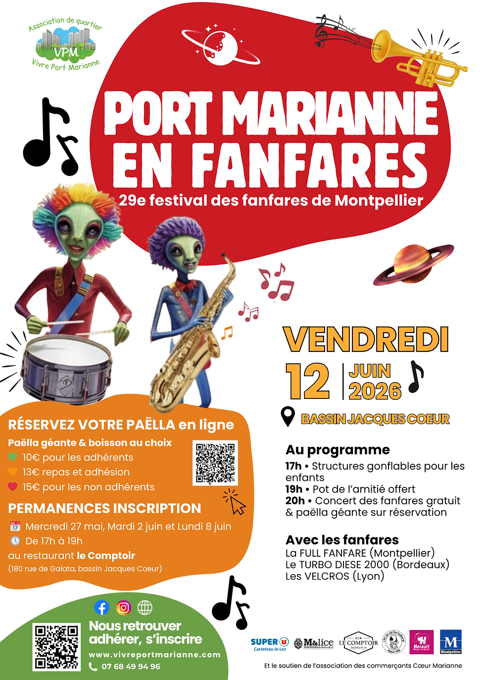 Port Marianne en Fanfares