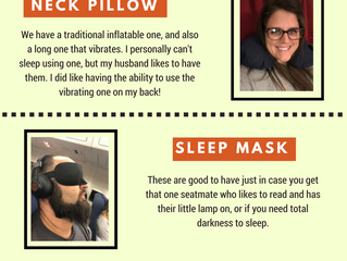 Must Haves for Long Haul Flights