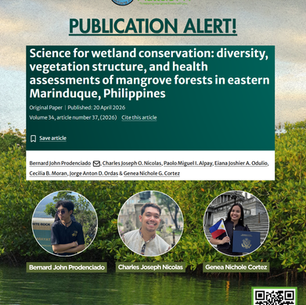 Marinduque Mangrove Research by MMPH Members Earns International Publication