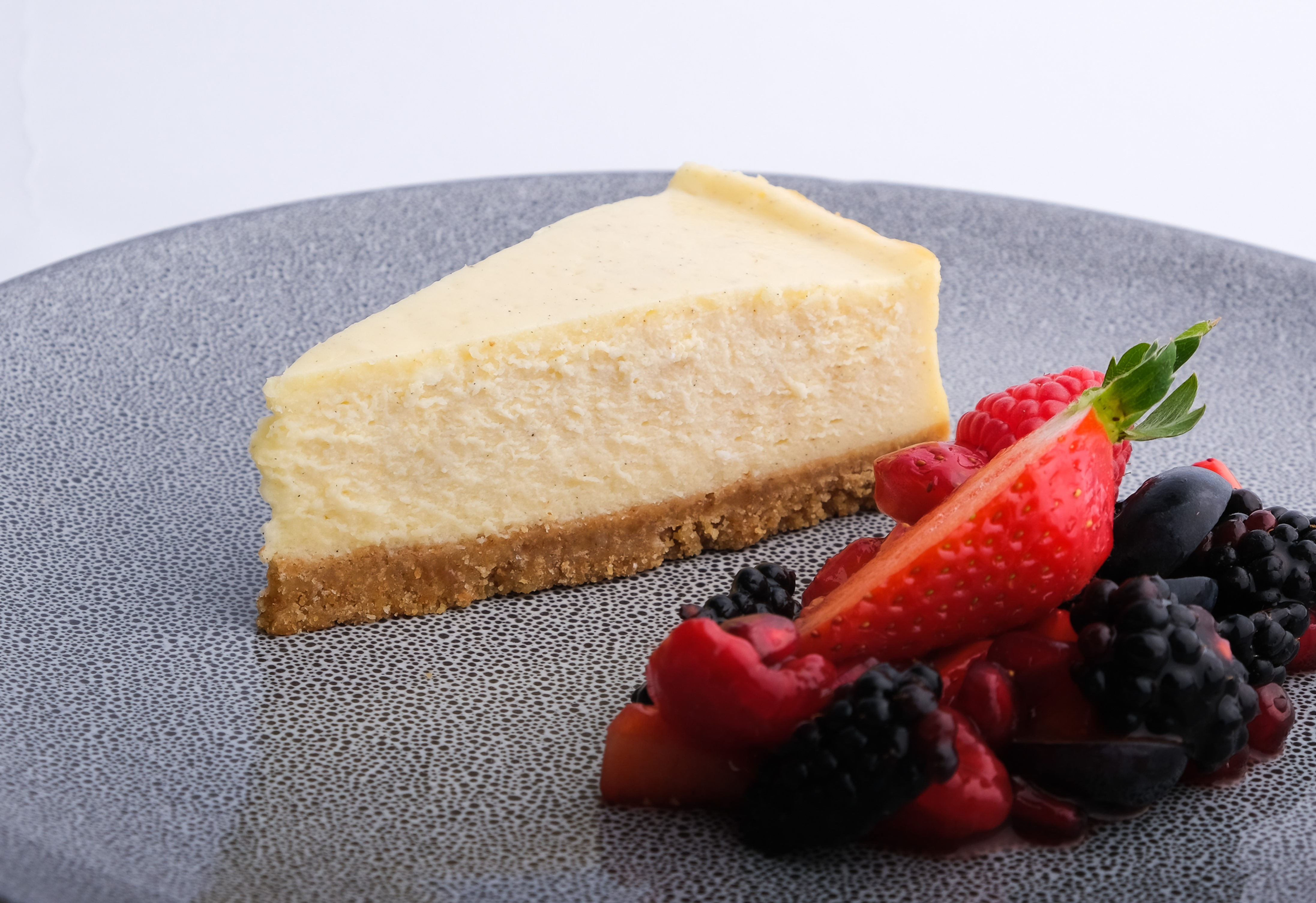 Baked New York cheesecake