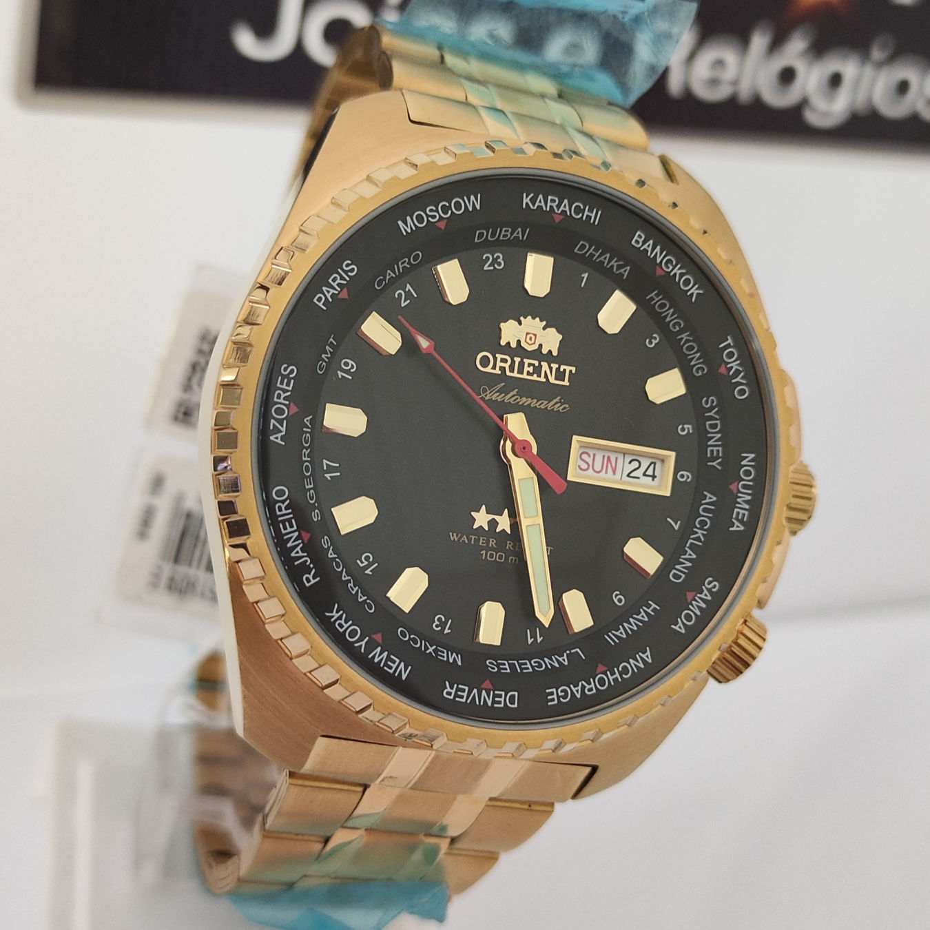 Relógio ORIENT 469Gp057F P1Kx Automático, Dourado, 12 meses de Garantia