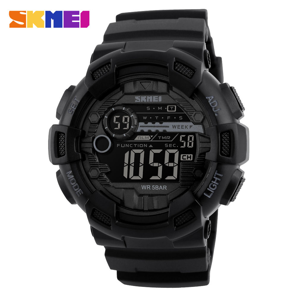 Relógio SKMEI Masculino display com led, à prova D'água