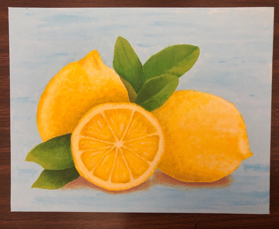 My goal was to use contrast in color to show different textures.