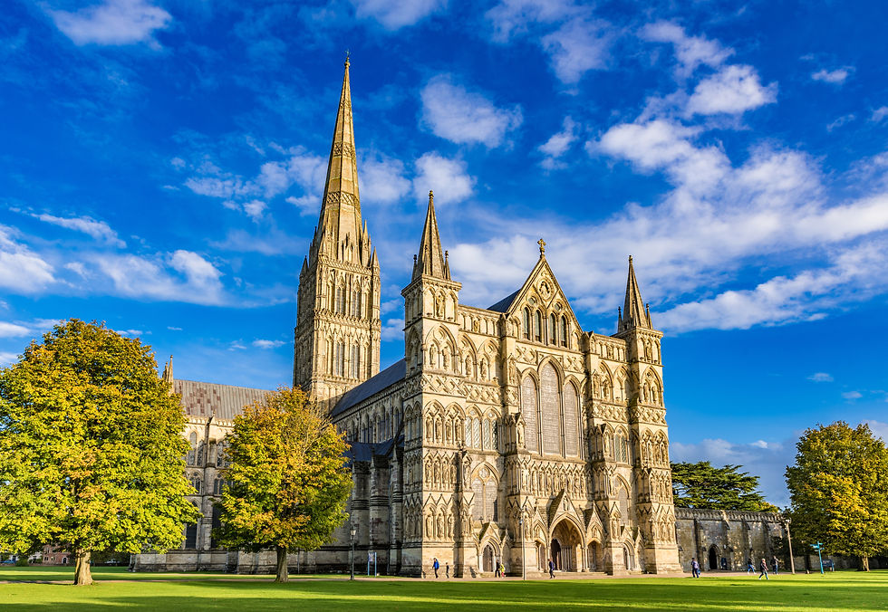 Salisbury Cathedral, formally known as the Cathedral Church of the Blessed Virgin Mary, an