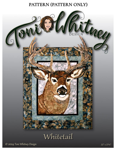 Whitetail is The Deer Fabric and Pattern Quilt Kit by Toni Whitney
