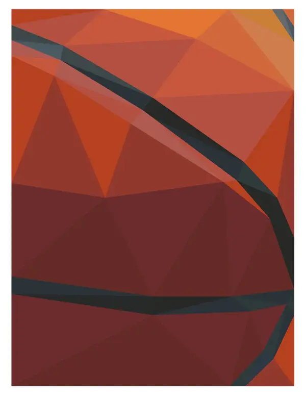 Thumbnail: Basketball Mini Paper Piece Pattern by Legit