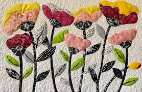 Thumbnail: Bliss, The Flower Quilt Pattern by Barbara Percing