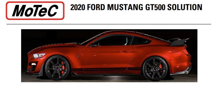MoTeC 2020-21 Ford Mustang GT500 Kit